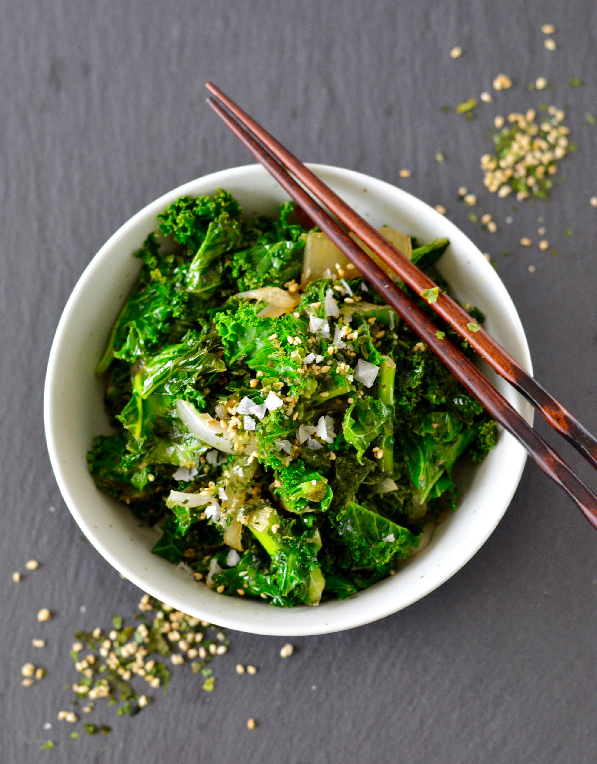 Simple Asian Sautéed Kale ~ Real Food with Dana