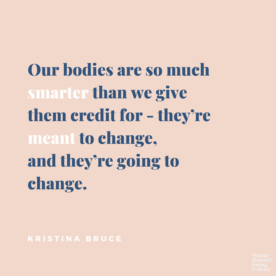 Grieving your ‘Ideal’ body weight and weight suppression w/ Kristina Bruce